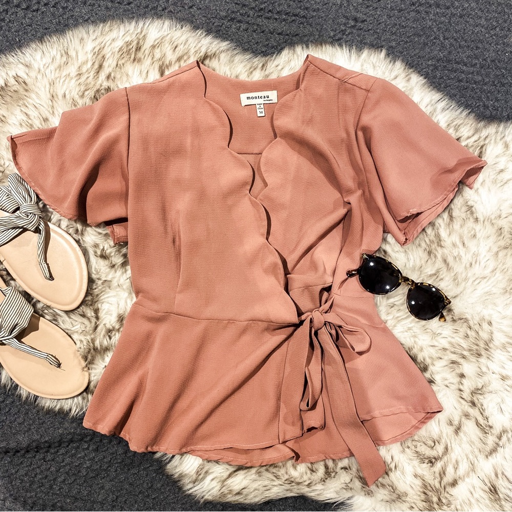 Monteau Peplum blouse